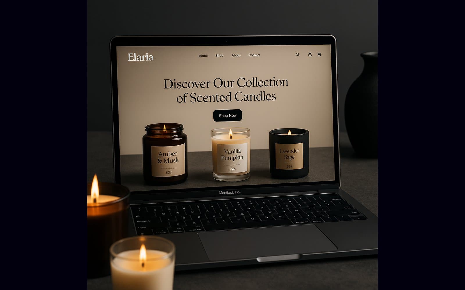Elaria — Candle E-commerce